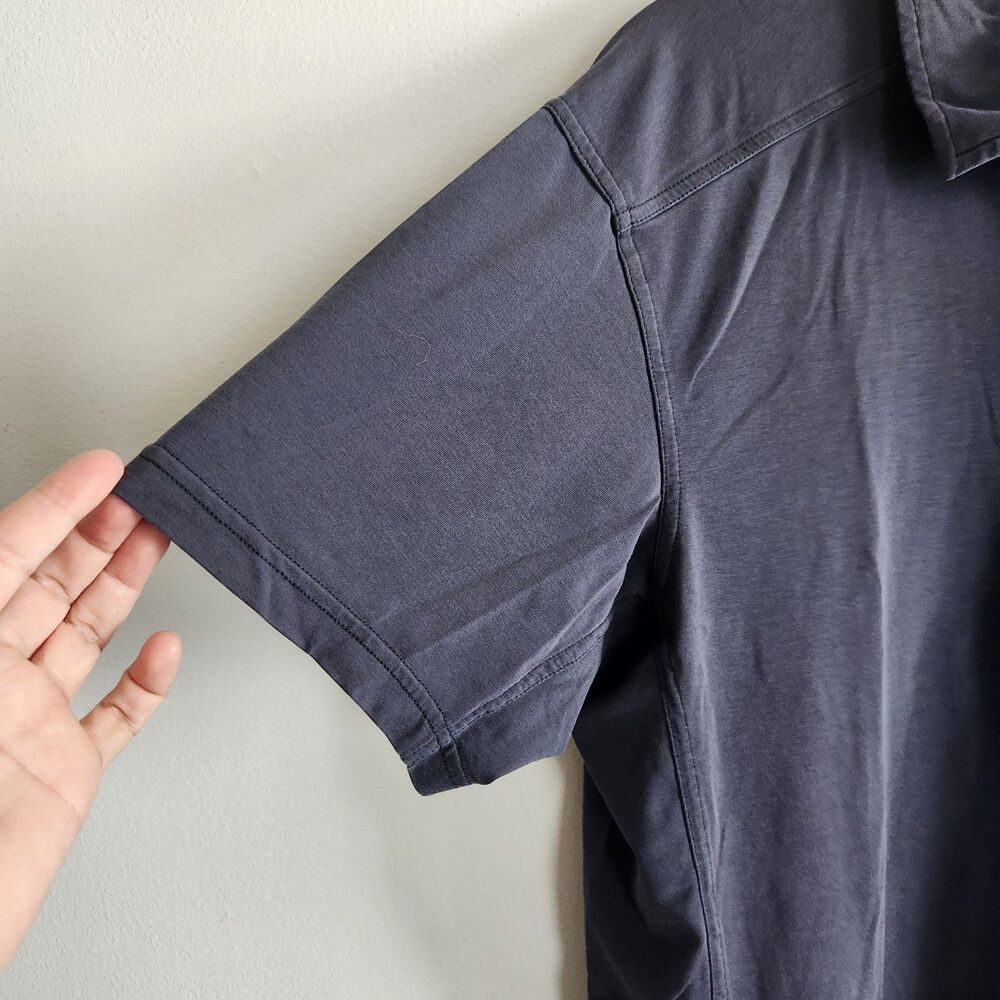 Arc'teryx Blue Polo Shirt Size L streetwear grunge summer lounge - Picture 3 of 9